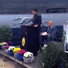 IMAGE: Mayor Rawlings-Blake and Congressman Cummings attend a groundbreaking ceremony for Baltimore&#039;s Greyhound Intermodal Terminal